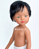 Кукла виниловая  мальчик Бальбино, без одежды, 34 см (Арт. 14835))